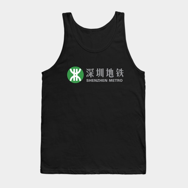 Shenzhen Metro Logo Tank Top by Naomi Wu's Shenzhen Store